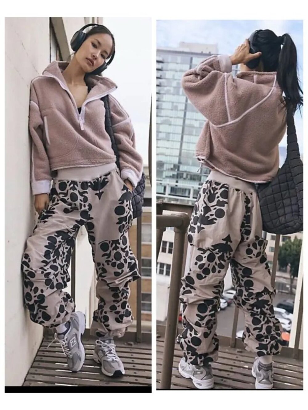 Free people parade printed pants